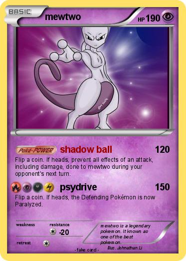 Pokemon mewtwo
