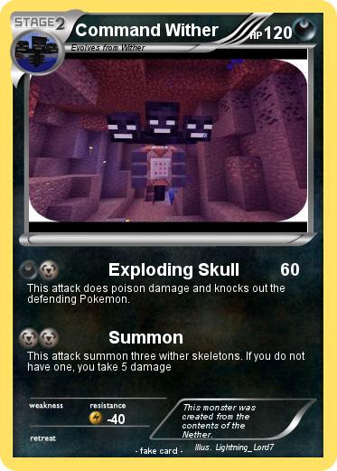 Pokemon Command Wither