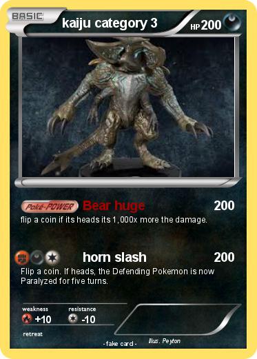 Pokemon kaiju category 3