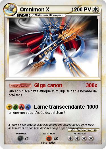 Pokemon Omnimon X               1