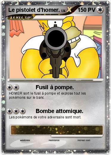 Pokemon Le pistolet d'homer.