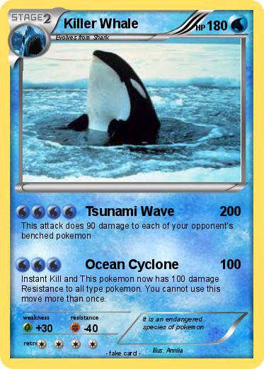 Pokemon Killer Whale