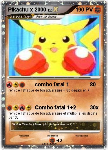 Pokemon Pikachu x 2000