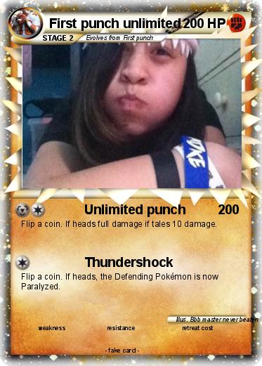 Pokemon First punch unlimited