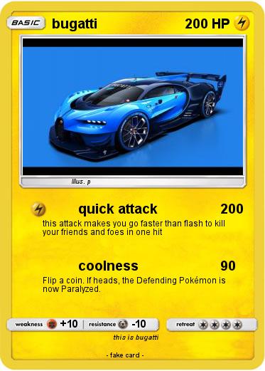 Pokemon bugatti