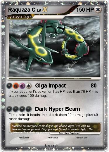 Pokemon Raquaza C
