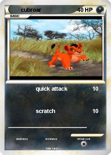 Pokemon cubroar