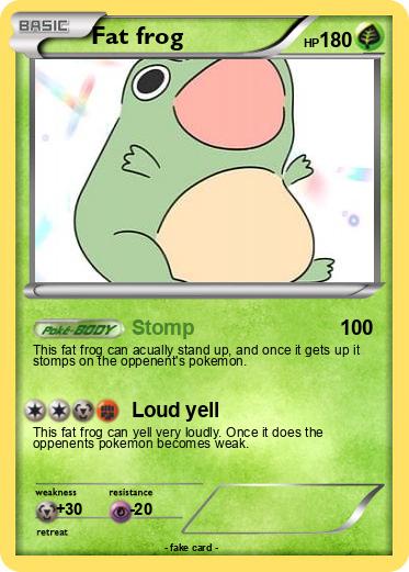 Pokemon Fat frog