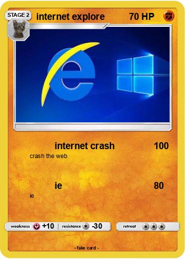 Pokemon internet explore