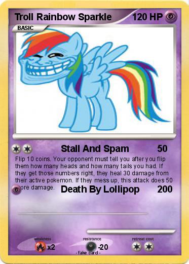 Pokemon Troll Rainbow Sparkle
