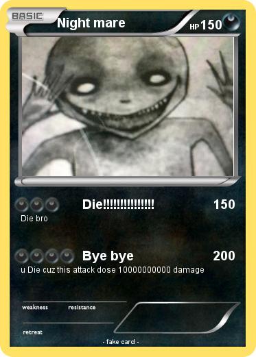 Pokemon Night mare
