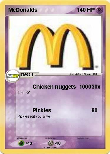 Pokemon McDonalds