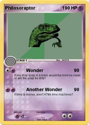 Pokemon Philosoraptor