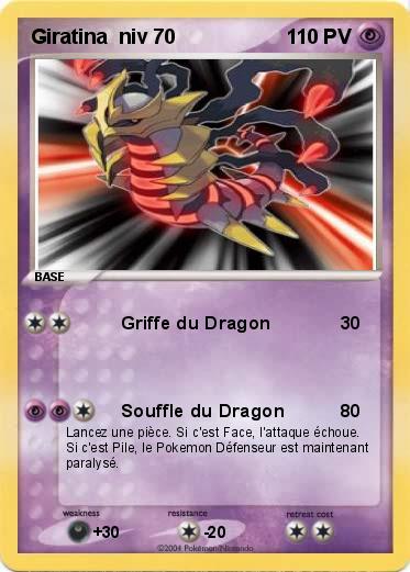 Pokemon Giratina  niv 70