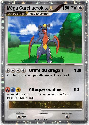 Pokemon Méga Carchacrok