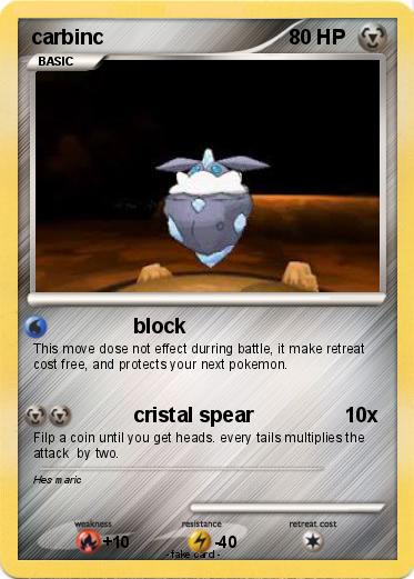 Pokemon carbinc