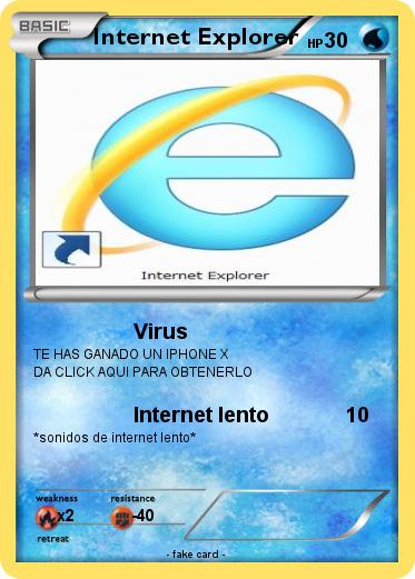 Pokemon Internet Explorer