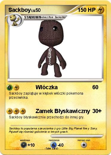 Pokemon Sackboy