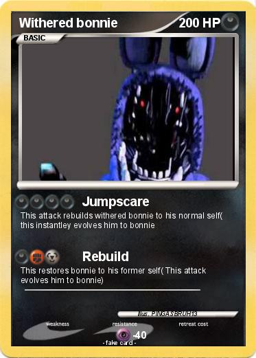 Pokemon Withered bonnie