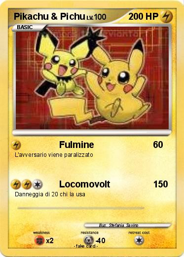 Pokemon Pikachu & Pichu