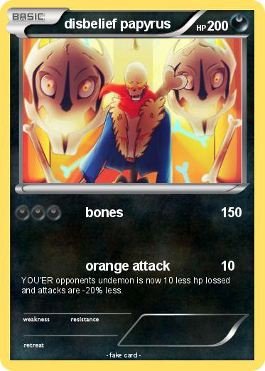 Pokemon disbelief papyrus