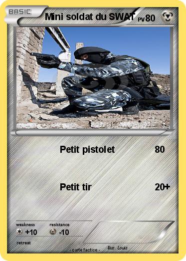 Pokemon Mini soldat du SWAT