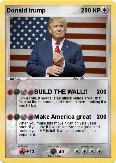 Pokemon Donald trump