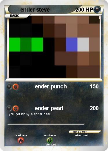Pokemon ender steve