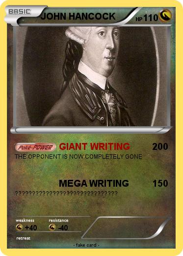 Pokemon JOHN HANCOCK