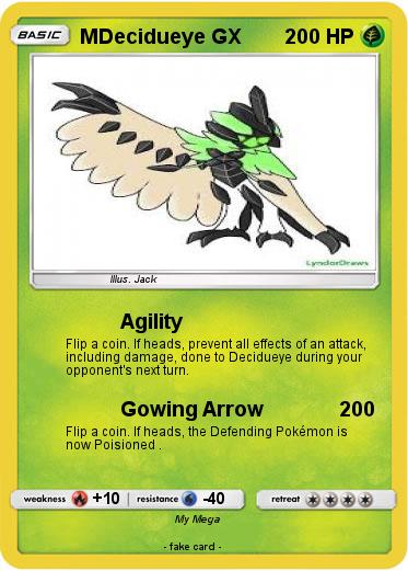 Pokemon MDecidueye GX