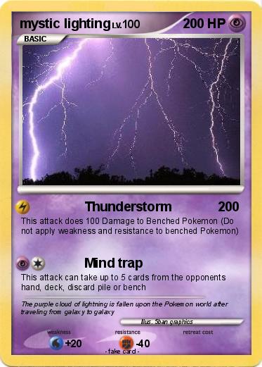 Pokemon mystic lighting