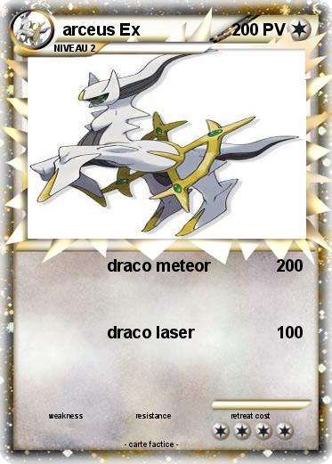 Pokemon arceus Ex