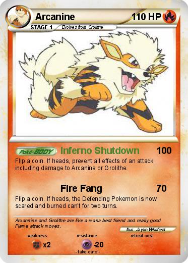 Pokemon Arcanine