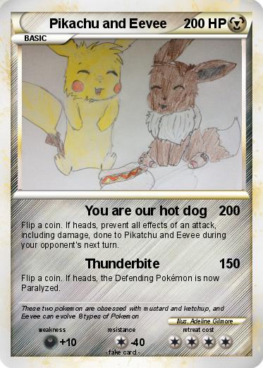 Pokemon Pikachu and Eevee