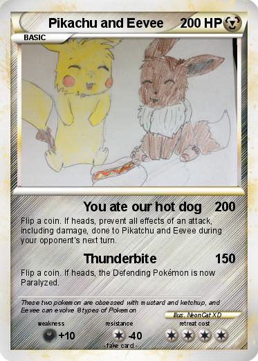 Pokemon Pikachu and Eevee