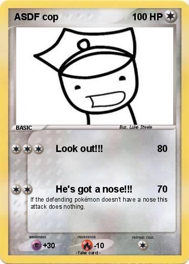 Pokemon ASDF cop