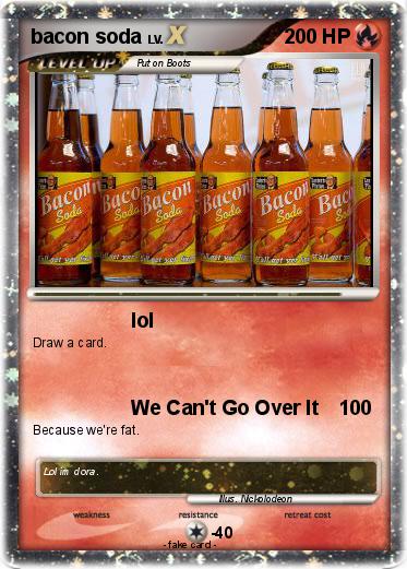 Pokemon bacon soda
