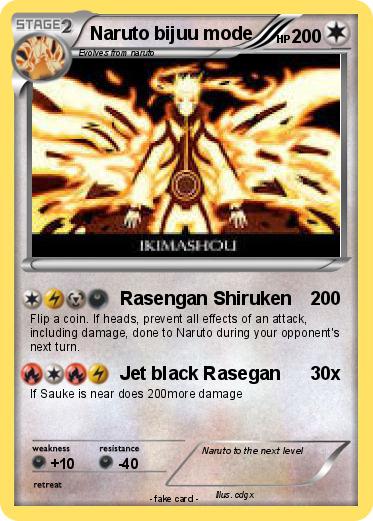 Pokemon Naruto bijuu mode