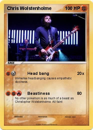 Pokemon Chris Wolstenholme 