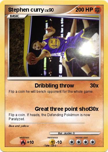 Pokemon Stephen curry
