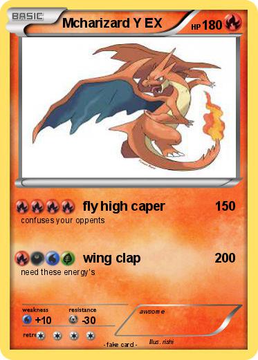 Pokemon Mcharizard Y EX