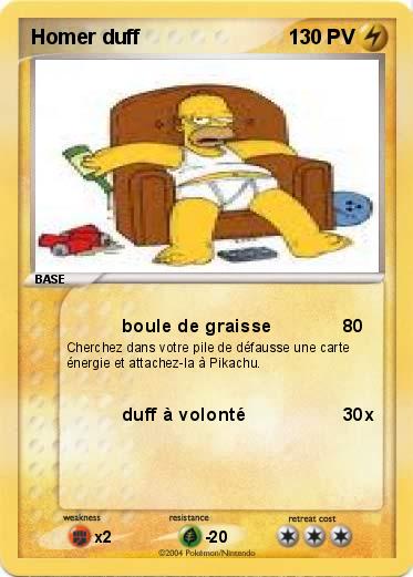 Pokemon Homer duff