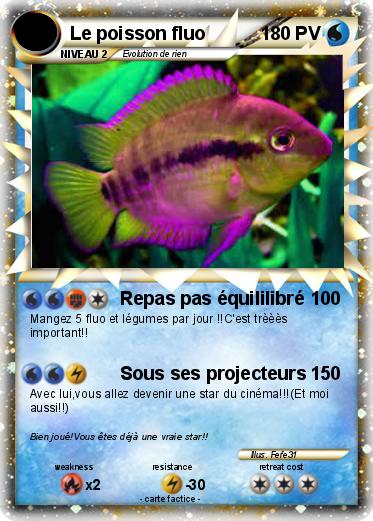 Pokemon Le poisson fluo