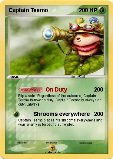 Pokemon Captain Teemo