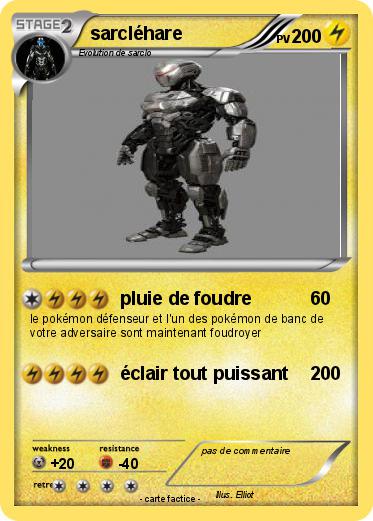 Pokemon sarcléhare