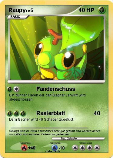 Pokemon Raupy