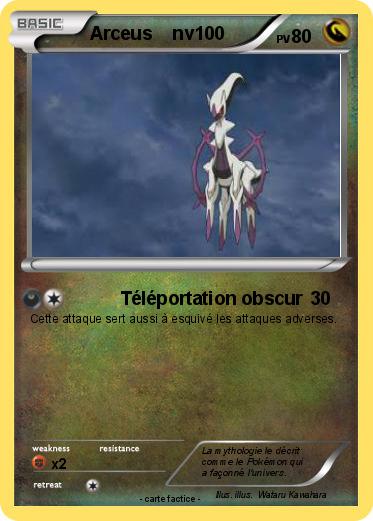 Pokemon Arceus    nv100