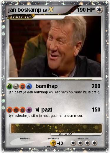 Pokemon jan boskamp