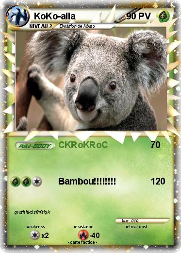 Pokemon KoKo-alla