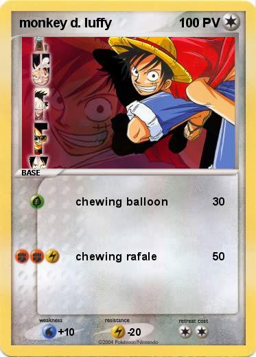 Pokemon monkey d. luffy                                                                 